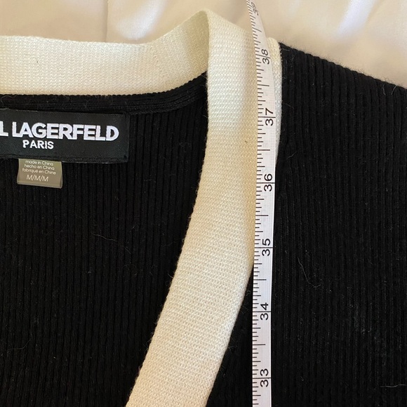 Karl Lagerfeld Black and White sweater dress - Picture 8 of 12